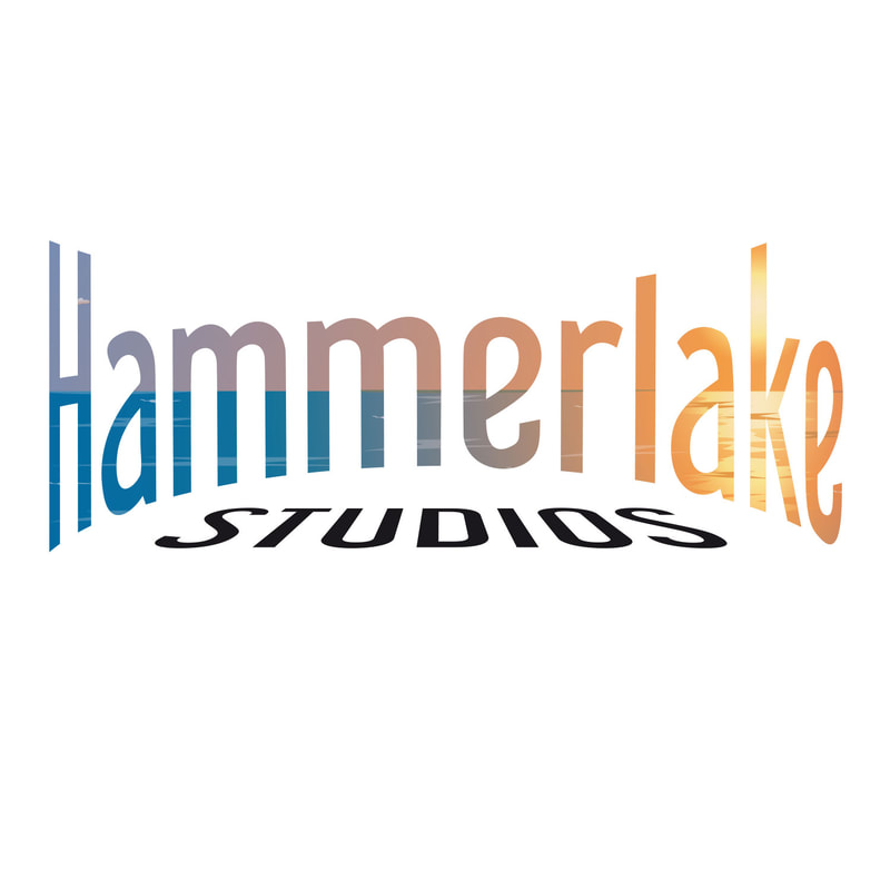 Brand logo for Hammerlake film studios by Drydesign