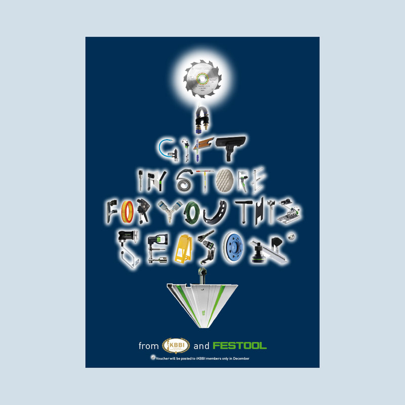 Festool Christmas press ad by Drydesign