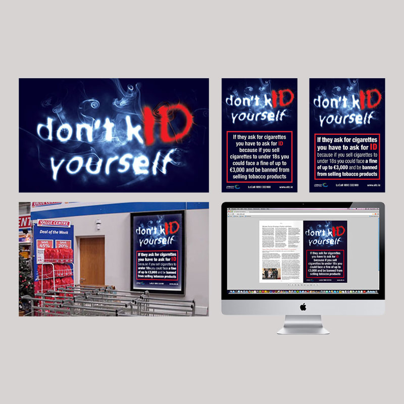 Press, radio, POS and digital ad campaign for the Office of Tobacco Control by Drydesign