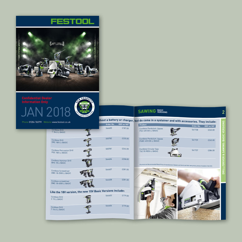 Dealer brochure for Festool by Drydesign