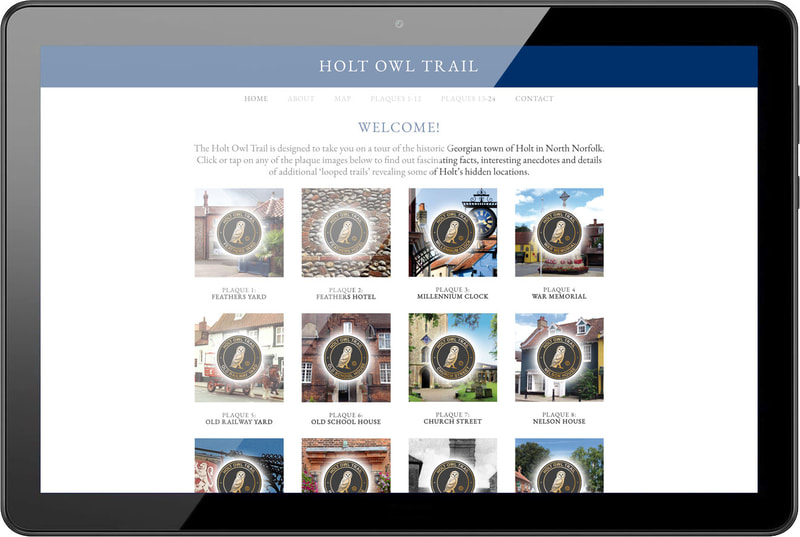 Holt Owl Trail website by Drydesign